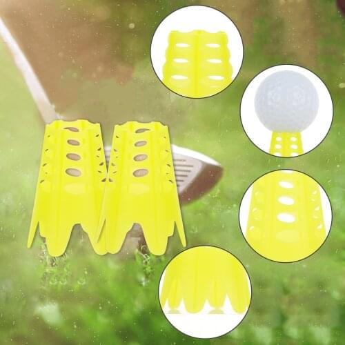 15Pcs Practice Golf Tees Golf Mat Tees Plastic Simulator Perfect for Winter Turf and Driving Range Home Training Golf Tees