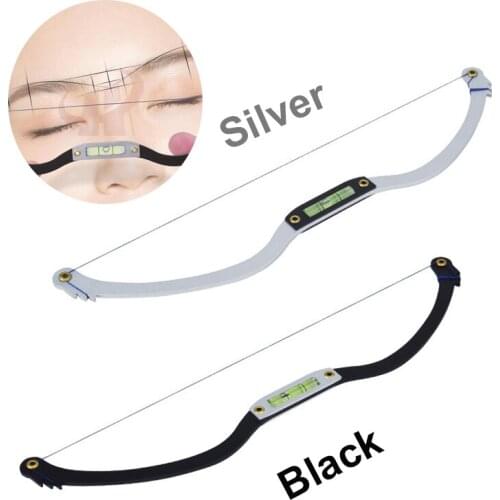 2/4pcs microblading Mapping String Ruler Pre-Inked Eyebrow Line Mark Ruler Brow Position Tool Permanent Makeup Accessory Supply