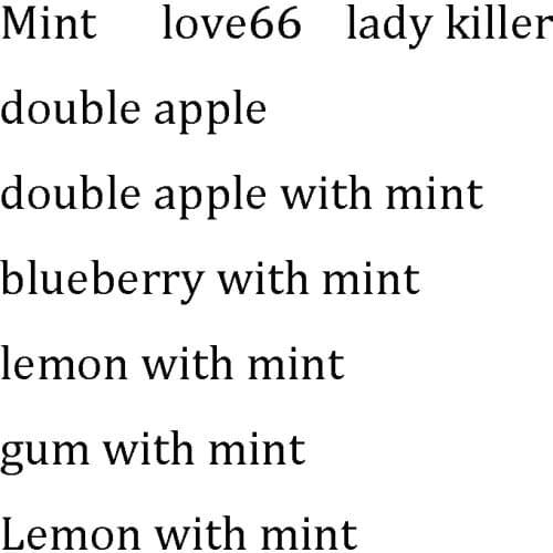 50g / 200g / 500g Love66 Flavor Mango Tango Original for men double apple with mint