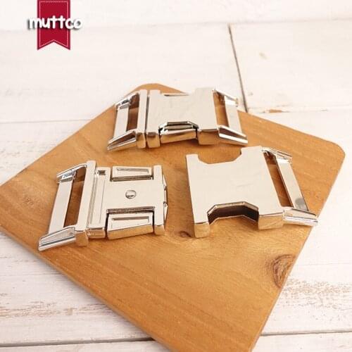 DIY accessories Dog Collar Silver 3.0cm webbing backpack zinc alloy buckle zinc alloy pet products DCK-030S