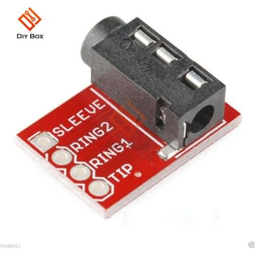 TRRS Audio Board 3.5mm Jack Stereo Earphones Headset Audio Breakout Board Extension Module