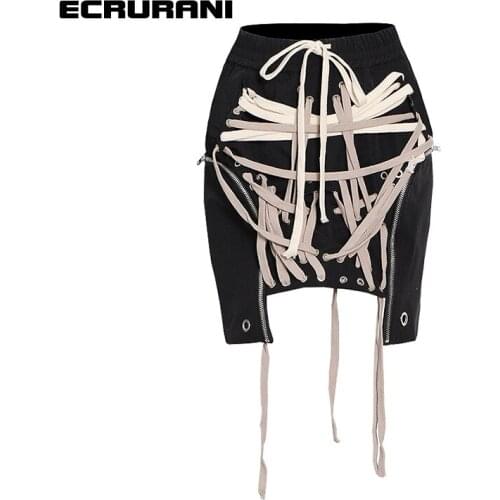 ECRURANI Women's Mini Skirts