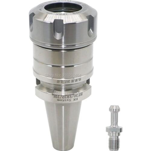 CNC Milling Machine TOOL HOLDERS.BT30 ER32 70mm,ER Collet Chuck Tool Holder,Balanced To G2.5 30000RPM,High precision 0.002