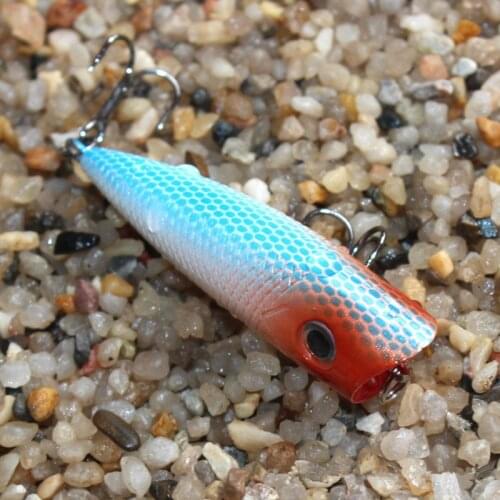 Whlosale Minnow Artificial Fishing Lure Bait 6cm 6.5g Floating Popper Simulation Bait