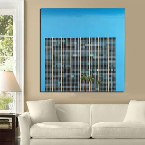 Building David Hockney Canvas Painting Print Living Room Home Decoration Artwork Modern Wall Art Oil Painting Posters Picture