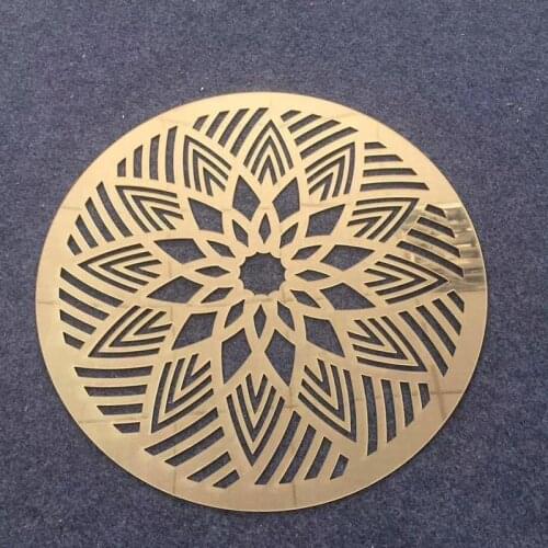 Creative Round Hollow Placemat Acrylic Heat Insulation For Party, Wedding, Banquet, Restaurant, Hotel