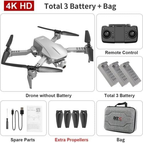 L106 Pro RC Drone GPS 4K HD Camera Anti-shake Self-Stabilizing 2-axle Gimbal Professional Aerial Photography Quadcopter Dron Toy