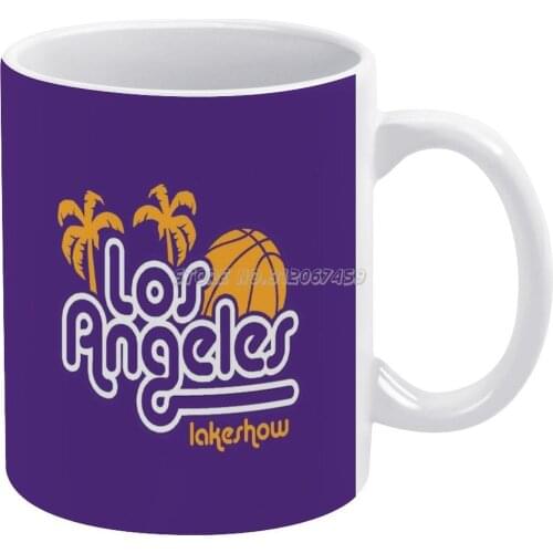 Los Angeles Lakeshow Purple Coffee Mugs 330ml Creative Travel Mug and Cup Office Drinkware Mugs Tazza Labron James King James La