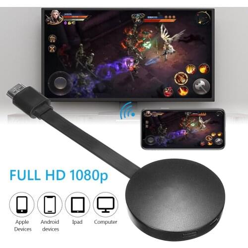 Miracast Android TV Dongle Mirascreen Wifi - HDMI-compatible Airplay TV Stick Wireless Display Receiver 1080P HD Media