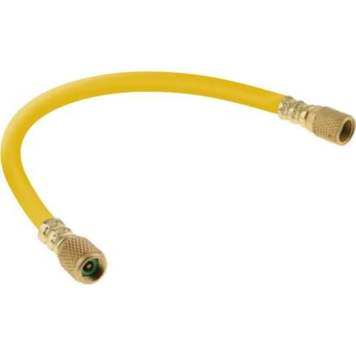 25cm R134a Refrigerant Measuring Hose Gauge Fluoride Tool Kit Car R134a Air Conditioning Pipe Auto H25B1414FF 1 / 4SAE