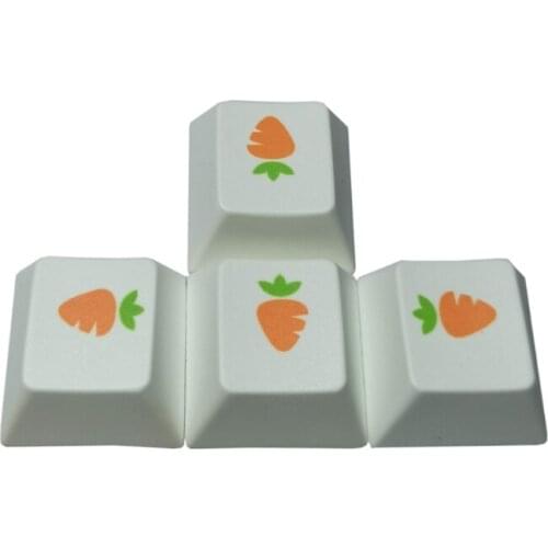 OEM Profile ABS Carrot Direction Arrows Keys Keycaps Backlight Keycap For Cherry MX Keyboard Key Cap