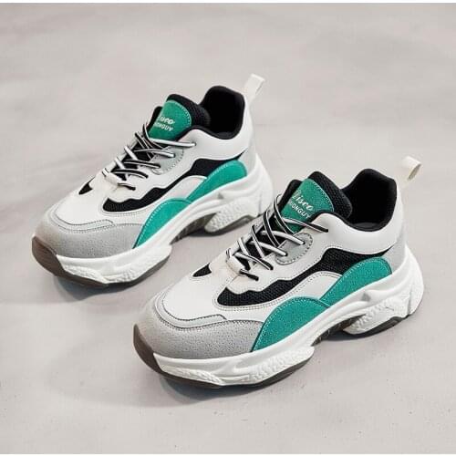 2020 New Women Shoes Chunky Sneakers Patform White Sneakers Women Shoes Women Casual Sneakers Shoes Mixed Colors Casual Shoes