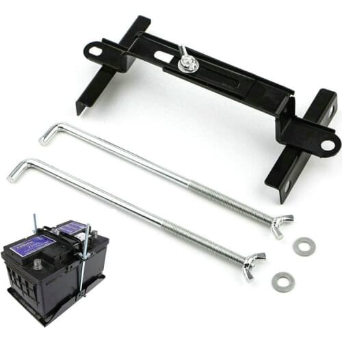 Adjustable Car Hold Down Clamp Stable Rack Car Crossbar Battery Hold Down Bracket Durable Holder Storage Rack Auto Accessories