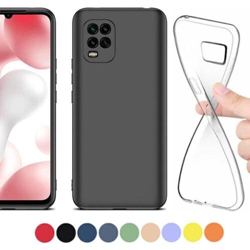 SUREHIN soft case for xiaomi 10 lite cover pro black red blue clear transparent mi silicone cover for xiaomi 10 lite case