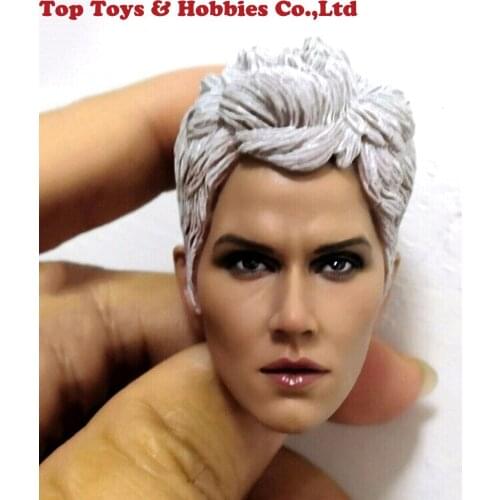 In stock 1/6 Female Ororo Munroe Storm Head Sculpt Carving Model for 12 inches Action Figures