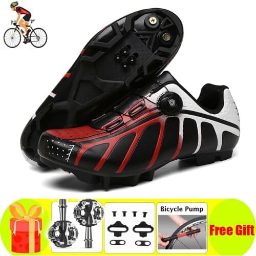 Cycling Shoes Men Women SPD Pedals Pump Bicycle Sports Professional Outdoor Professional Racing Self-Locking Ultralight Shoes
