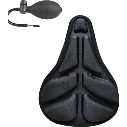 Bicycle Accessories Decompression Inflatable Bicycle Seat M Size Anti-Vibration Air Seat For Electric Bicycles