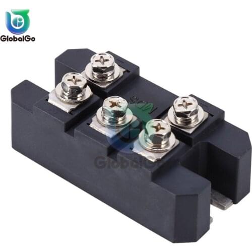 MDS150A 3-Phase Diode Bridge Rectifier 150A Amp 1600V Copper 150 Celsius 80x40x33mm Metal Case Diode Bridge Control