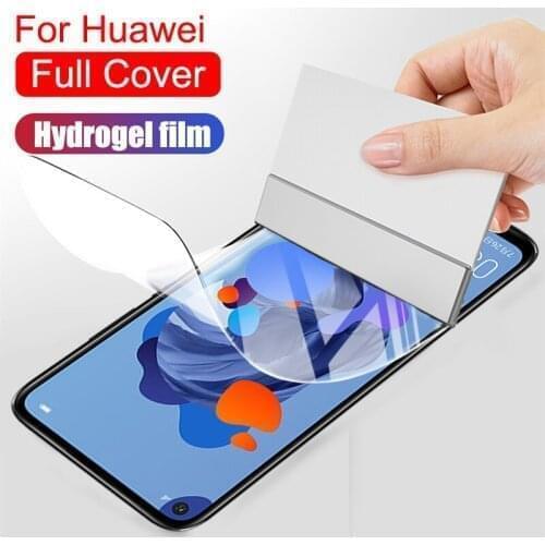 Full Cover Protective Hydrogel Film For Huawei P20 P30 P40 Mate 20 10 Lite Pro P smart 2019 Nova 5T Screen