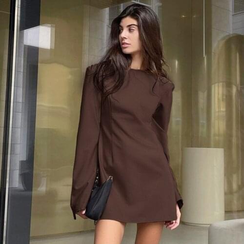 Women Solid Skinny Mini Pencil Dress Night Clubwear Evening Party New Slim Dresses Ladies Streetwear