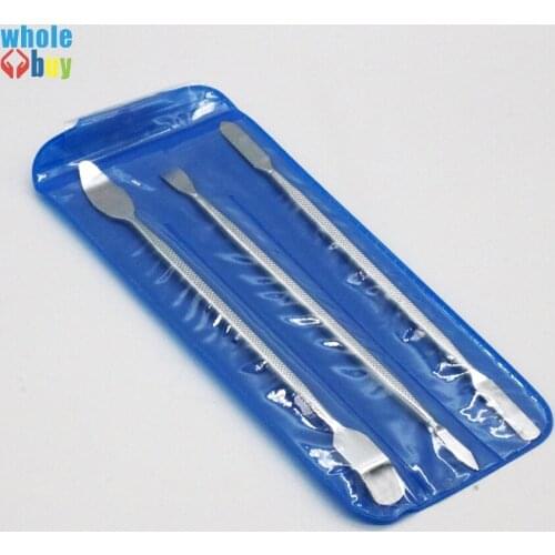 3pcs Universal Mobile Phone Repair Opening Tool Metal Disassemble Crowbar Metal Steel Pry Phone Hand Tool Set