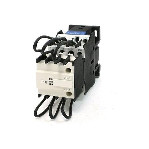 380V 50Hz Coil 3 Pole 1 NO 1NC Switch-Over Capacitor Contactor 380V 26 Amp