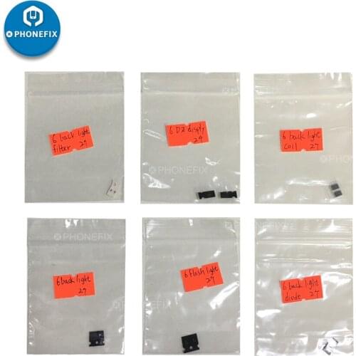 6pcs 7pcs Backlight Control IC Kit Back Light Diode Filter Coil For iPhone 6 7 7P Phone Light IC Component Replacement Parts