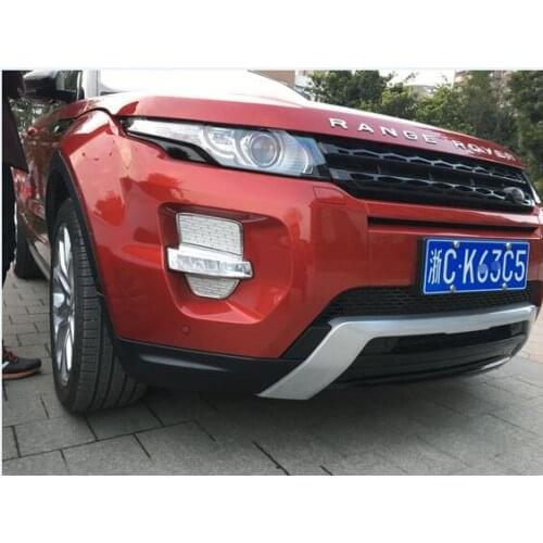 ABS chrome front foglight fog light lamp trim cover for Land Rover Range Rover Evoque 2012 2013 2014 2015 2016 Car Accessories