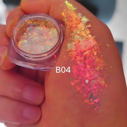 High Sparkle intenese rainbow color changing chameleon eyeshadow duochrome flakes 10g/lot