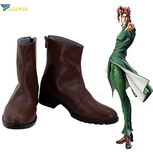 Anime Kakyoin Noriaki Cosplay Shoes Boots