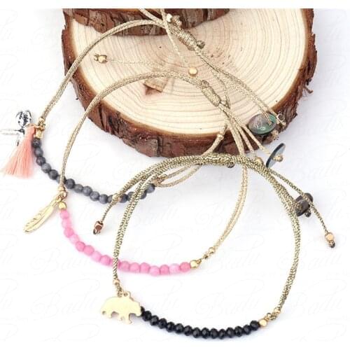 Friendship Bracelet Ladies Gift Beads Adjustable 2020 Summer Bracelet Cute Pendant Fashion Jewelry Boho Holiday Original Design