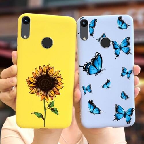 For Huawei Honor 8A 8C 8S 8X Case Stylish Sunflower Cover For Honor 8A 8C Honor8S Honor8X Phone Cases Soft TPU Fundas Bags Coque