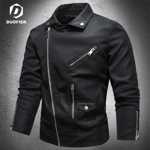 Spring Autumn Men Black PU Jacket Slim Fashion Motorcycle Biker Leather Jacket Casual Wild Coat Trendy Handsome Mens Jackets
