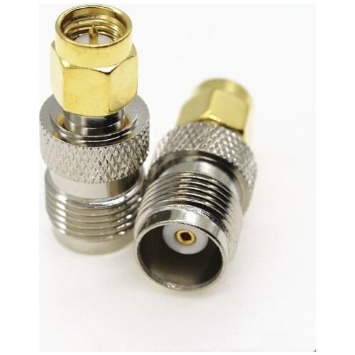 2pcs SMA Male To TNC Female Jack RF Coaxial adapter Connectors