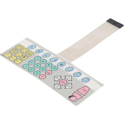 Computer Embroidery Machine Head Button Film - Type 18 Key Film