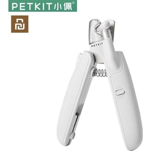 PETKIT Cat Nail Clippers LED Light Pet Dog Nail Clippers Sharp & Durable Anti-splash Design From Youpin Prevent cuts Lightweight