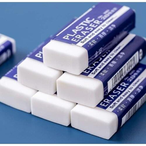 10PCS Eraser 2B Eraser Clean Without Leaving Any Trace Wholesale Student Supplies Eraser