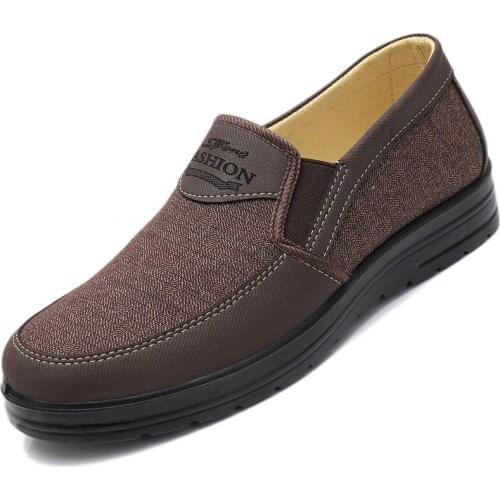 New Canvas Loafers Shoes Slip on Men Casual Shoes Summer New 2021 Breathable Fashion Soft Flat Driving Shoes