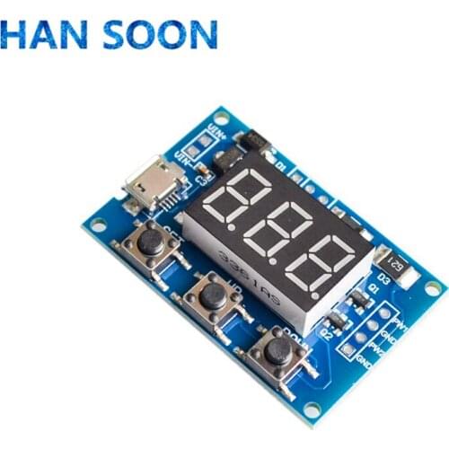 Micro USB DC 2CH Adjustable PWM Signal Generator Duty Cycle Pulse Frequency Module Digital LED Display Tube DC 5V 12V 24V DIY