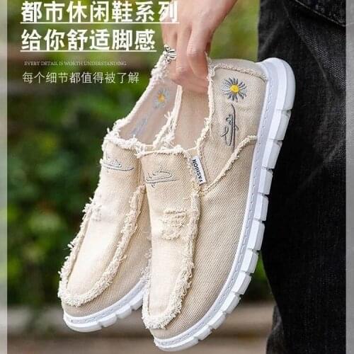 Shoes Mens 2021 New Shoes Mens Cloth Shoes Antiskid Shoes Casual Zapatillas Hombre Chaussure Homme