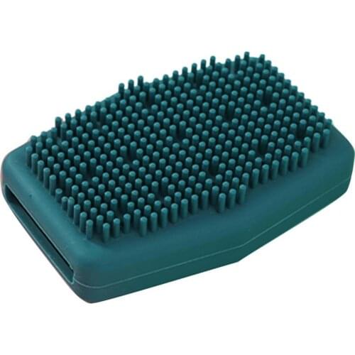 Dead Skin Exfoliating Bristles Scrubber Soap Holder Container Shower Bath Brush