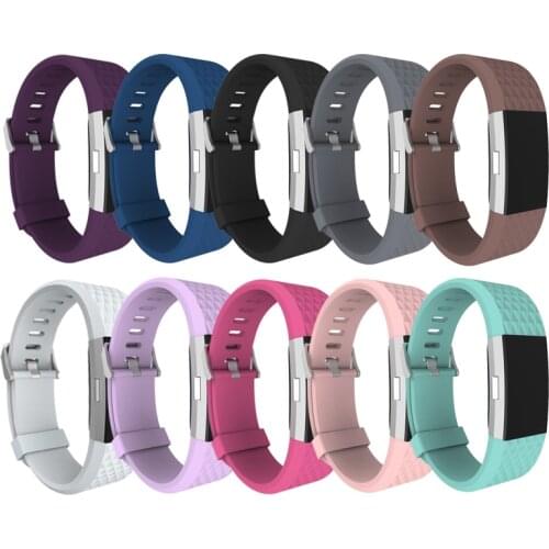 Sport Silicone Strap for fitbit charge 2 Band Colorful Sport Silicone Watch Band For Fitbit charge 2 Smart Wristband Accessories