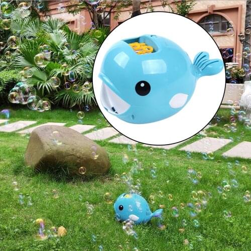 Whale Shaped , Automatic Bubble Maker Blower Tub Bath Toy Shower Game Toys