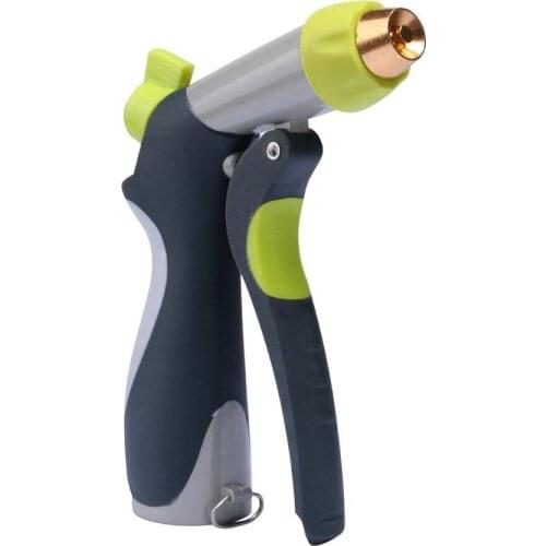 TOAD Garden Water Guns Metal Nozzles Soft Grip Sprayer for Watering Lawn Pet Bath BB-2202 Green