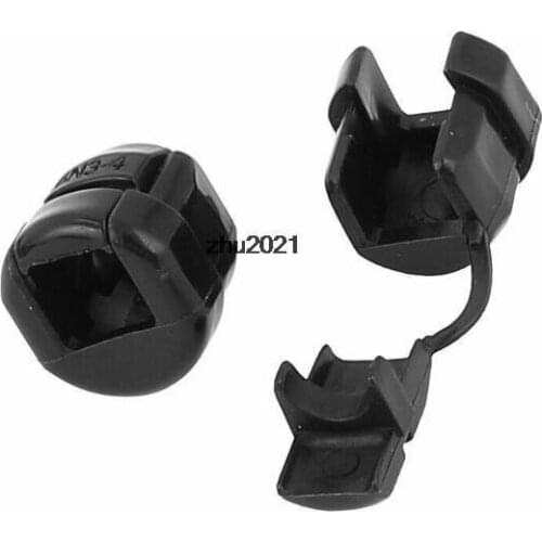 100Pcs HDB-6N3-4 Round Cable Wire Strain Relief Bush Grommet 7mm Diameter