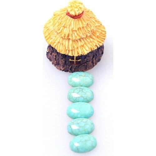 20 pcs Blue Stone Miniature Garden Home Houses Decoration Mini Craft Micro Landscaping Decor DIY Accessories