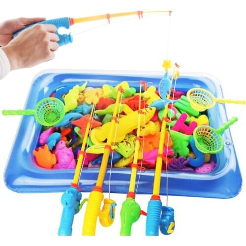 2020 Children Baby Educational Toy Parent-child Interactive Fishing Game Set Novelty Toys Cognition Magnetic Toys Set Kids Gifts