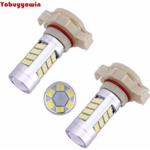 80W 1200 Lumens 6000K YX-2835 Chipsets H16 5202 5201 9009 Led bulbs with Projector For Fog light, DRL, Daytime Running Light