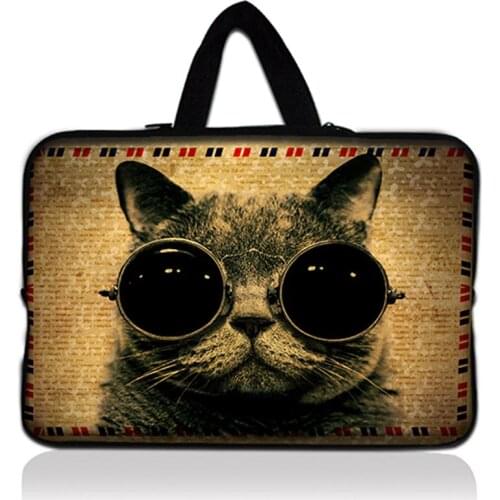 7 7.9 8.0 inch Cat with glasses Tablet Sleeve case Laptop Bags Pouch Cover For 7" Asus Google Nexus 7 / ipad mini Tablet PC