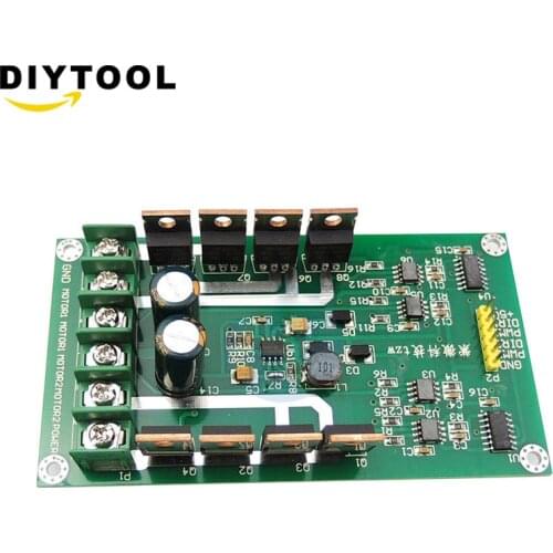 Dual DC Motor Driver Board H-Bridge DC Motor Drive Module MOSFET IRF3205 12V 24V 10A/15A Peak 30A with Brake Function